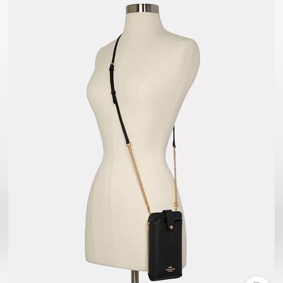 Coach Crossbody Black Phone Case - Picture 11 of 12
